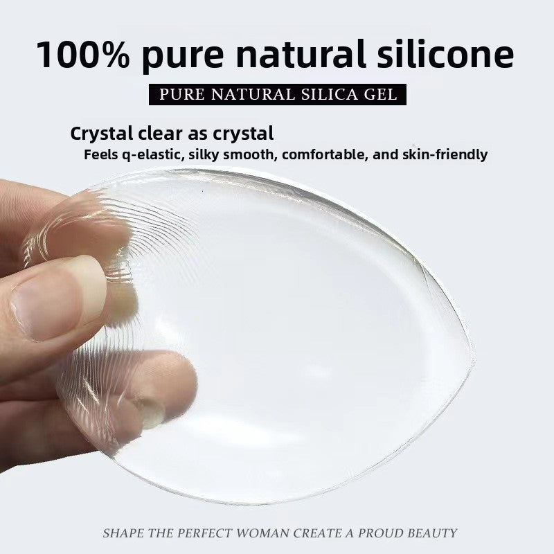 Invisible Push-Up Silicone Bra Inserts — Reusable Adhesive Breast Pads