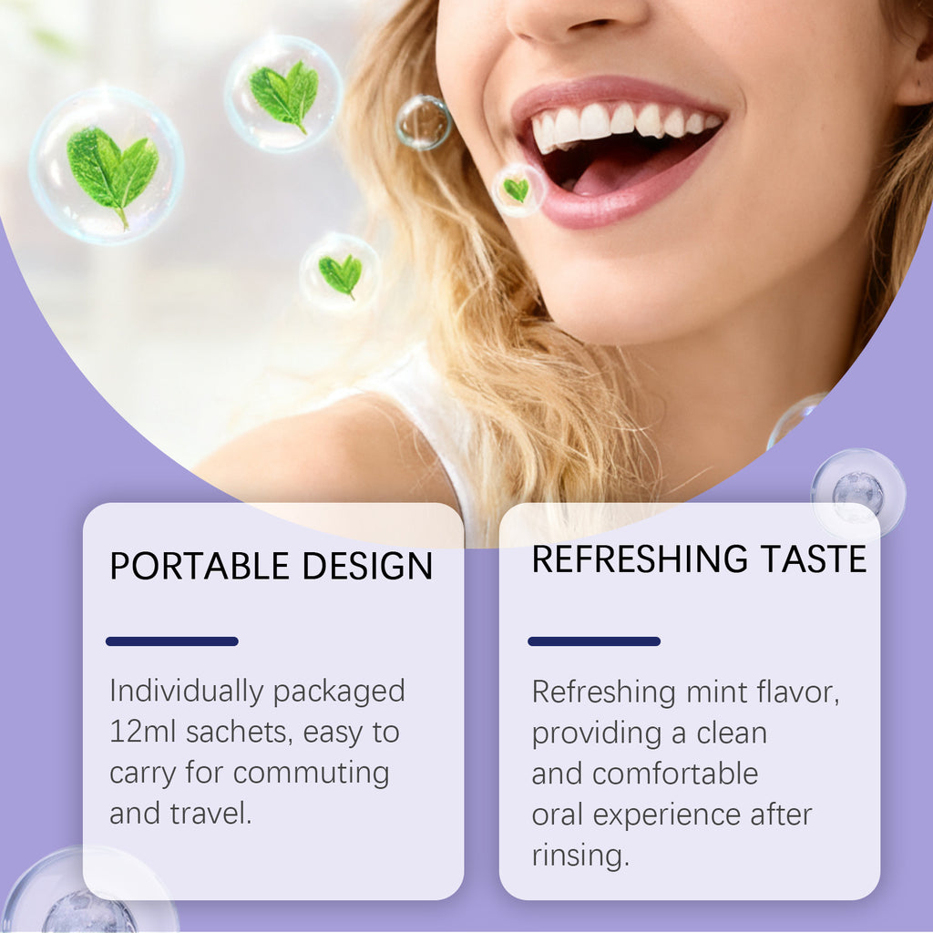 Purple Fresh Portable Mouthwash Strips