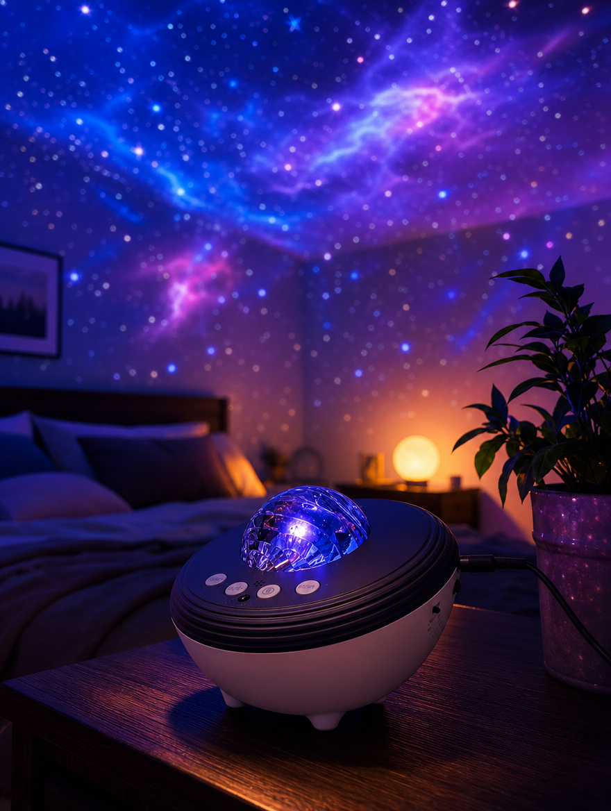 Aurora Galaxy Projector with Bluetooth Speaker