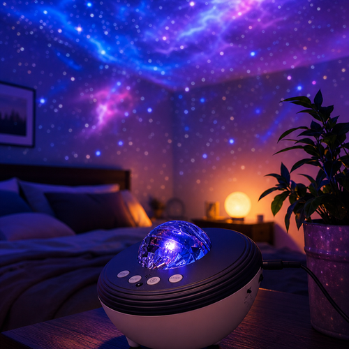 Aurora Galaxy Projector with Bluetooth Speaker
