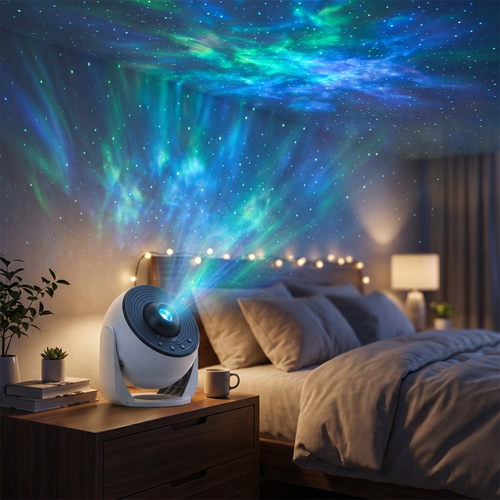 Star Galaxy Projector with Bluetooth & Remote — HD Planetarium Night Light